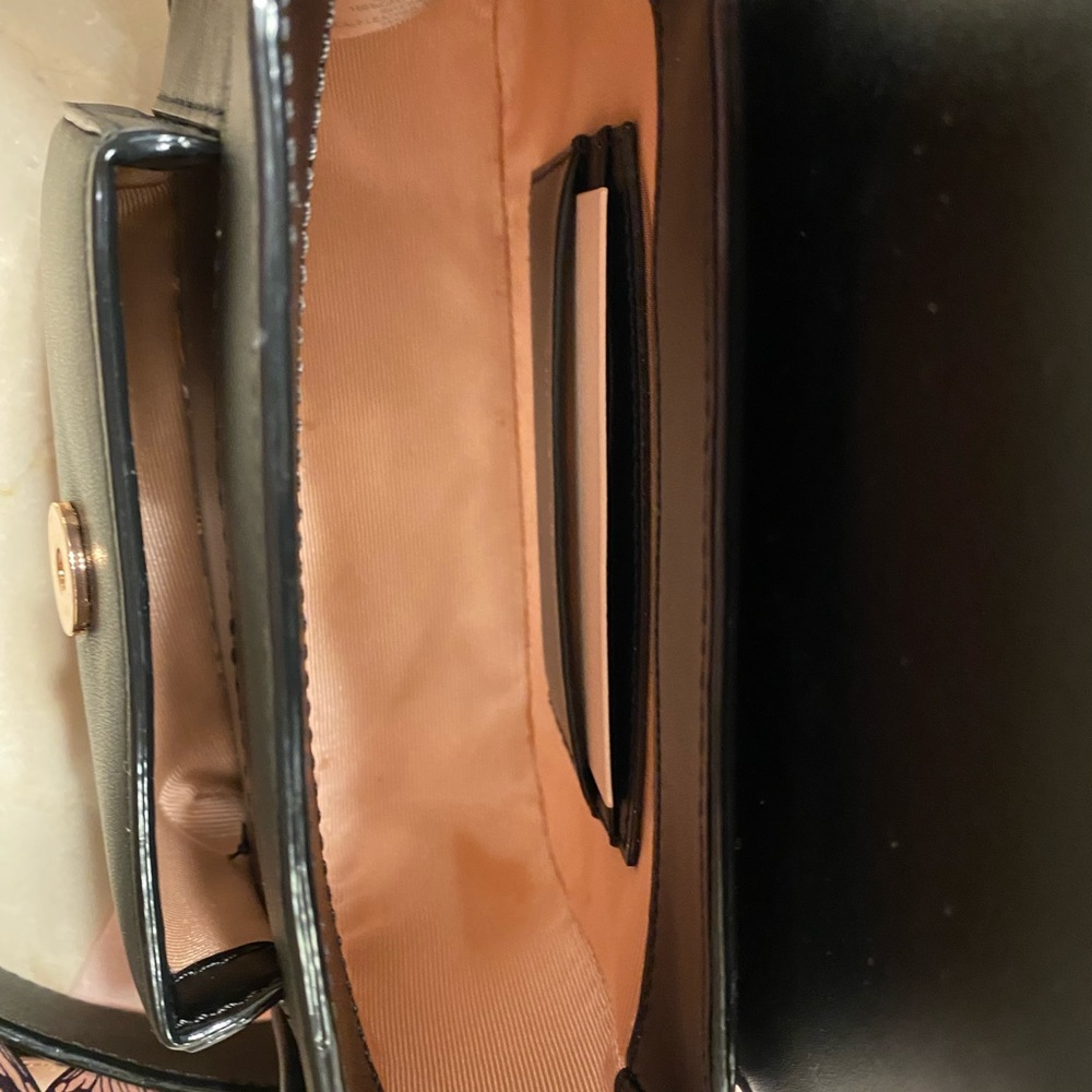 Sophia Webster Black Shoulder Bag with Pink Butterfly Accents - Picture 7 of 10